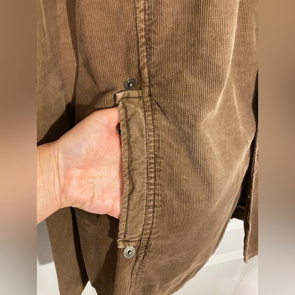 Y2K Guess Corduroy Blazer Jacket Brown Men’s Large - Picture 3 of 8